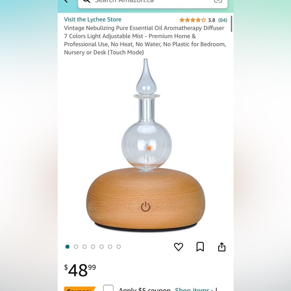Essential oil nebulizer